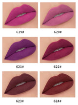Matte Liquid Lipstick Waterproof Long Lasting Sexy Velvet Lip Gloss Nude Pigment Red Black Women Beauty Makeup Cosmetics