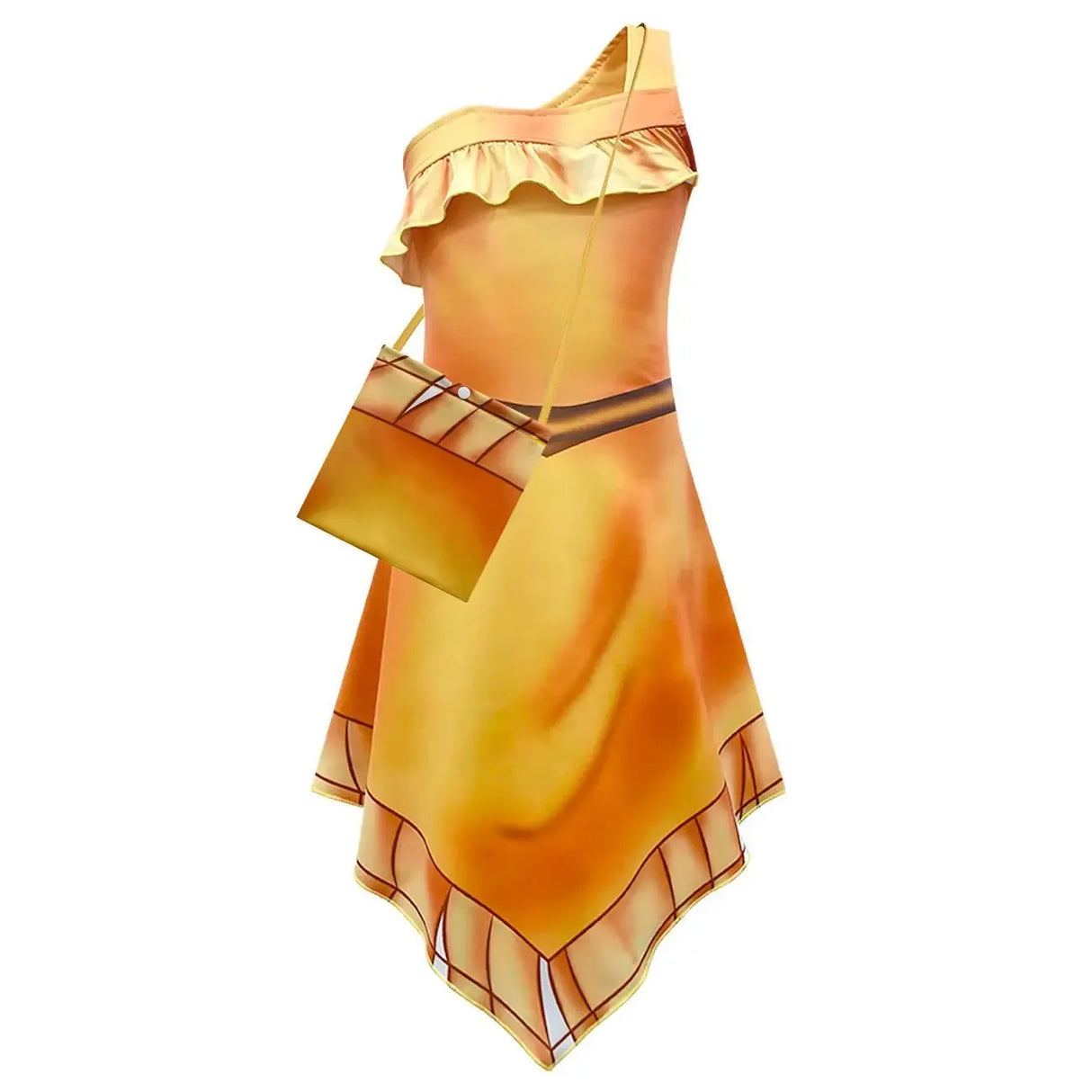 2025halloween Costume de Cosplay Pocahontased pour filles, robe princesse Matoaka, vêtements indiens de plage d'été, perruque