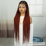 32" Ginger Twist Braids Wig | Full Lace Frontal | Baby Hair