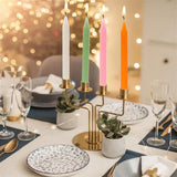 12pcs 16cm Colored Candles Great For Casting Chimes Rituals Spells Vigil Witchcraft Unscented Dinner Candles Wedding