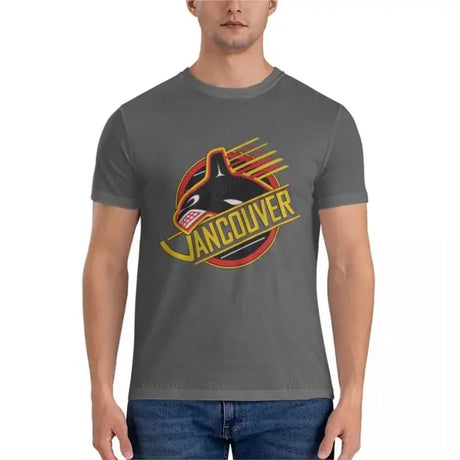 RARE: Vancouver Hockey - Retro Canucks Classic T-Shirt mens cotton t shirts mens short sleeve t shirts mens tall t shirts - Lootquake