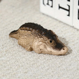 Crocodile Sculpture Statue Modern Decoration Home GiftsAnimal Statue Table Center Decoration Crafts Resin