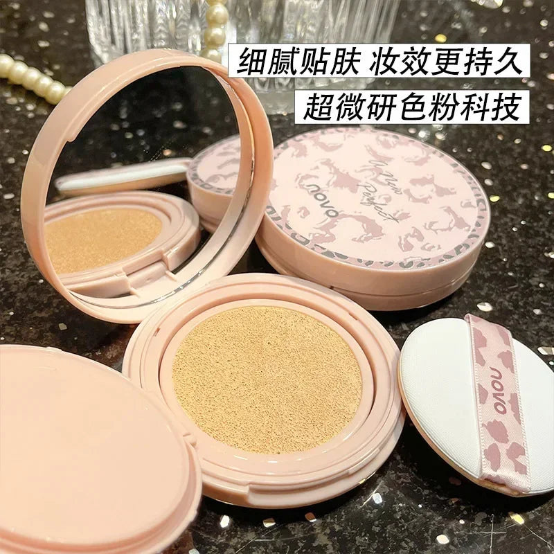 Crema CC hidratante con cojín de aire, crema BB blanqueadora con control de grasa, maquillaje de larga duración, resistente al agua, base hidratante natural.