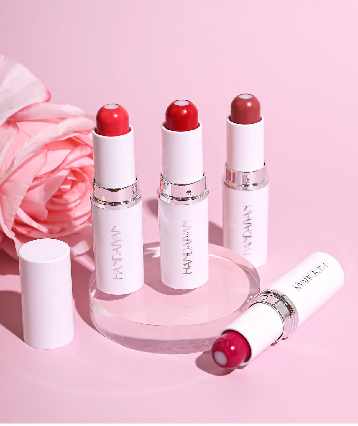 8 Colors Sandwich Moisturizing Lipstick Lip Stick Lip Gloss Long Lasting Moisturize Lipstick Lipgloss Lip Balm Makeup Cosmetics