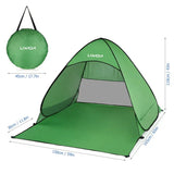 Lixada Automatic Instant Pop Up Beach Tent Lightweight Outdoor UV Protection Camping Fishing Tent Cabana Sun Shelter - Lootquake
