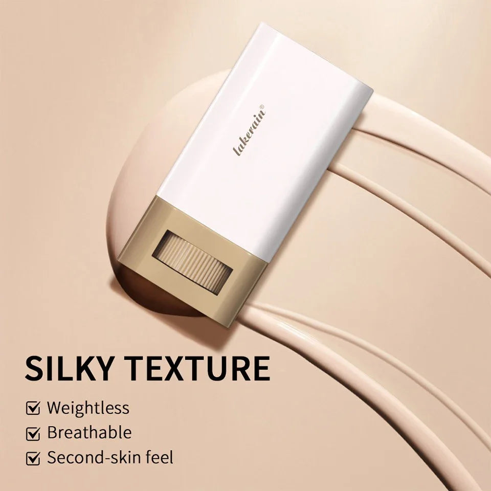 Base de maquillaje en barra, bálsamo, bronceador, borrador, suave, voluminizador, maquillaje impecable de larga duración, cosméticos de belleza facial.