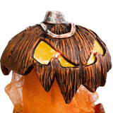 Halloween Pumpkin Decoration Realistic Scary Atmosphere Light Battery Powered with Light Up Eyes for Courtyard Bar Haunted House