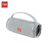 Altavoz Bluetooth T&amp;G TG116c TWS inalámbrico, potente, portátil, para exteriores, subwoofer impermeable, sonido estéreo 3D, manos libres.