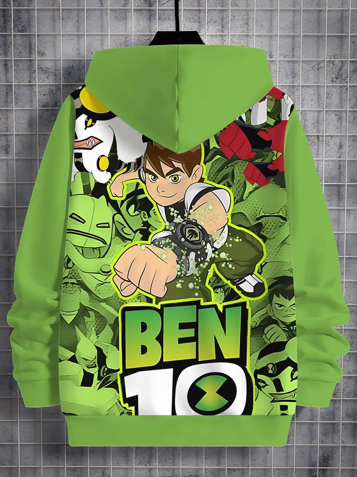 Ben 10 3D Print All Seasons Children Casual Sweatshirt Cool Pullover Tops Unisex Clothes Boy Girl Hoodies - Lootquake