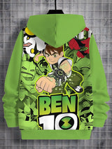 Ben 10 3D Print All Seasons Children Casual Sweatshirt Cool Pullover Tops Unisex Clothes Boy Girl Hoodies - Lootquake