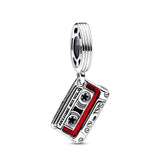 MINISO Charms de plata de ley 925 para pulseras originales de Harry Potter de 3 mm, colgantes para mujer, joyería DIY, regalos