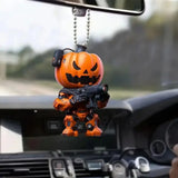 Halloween Pumpkin Man Decor Hanging Pumpkin Festive Decoration for Home Christmas Tree Cartoon Pumpkin Hanging Pendant Car Decor