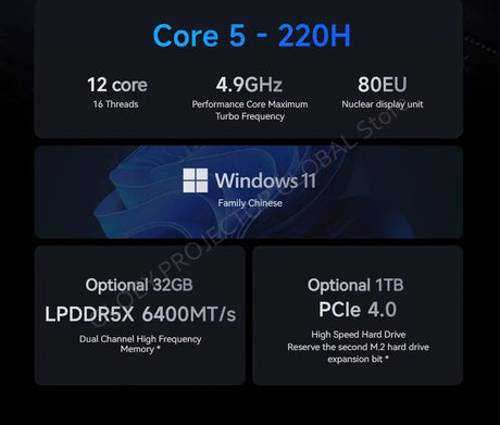 XIAOMI REDMI Book 14 2025 Intel Core 5 220H Intel integrated Graphics 16/32GB RAM 512G/1TB SSD 2.8K 120Hz Screen - Lootquake