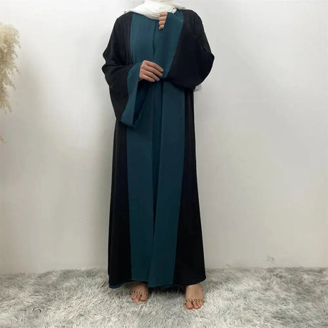 Eid Muslim Party Dress for Women Ramadan Abaya Fake 2 Piece Long Dress Morocco Vestidos Largos Dubai Turkey Robe Jalabiya 2024 - Lootquake