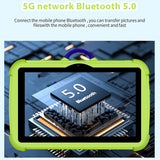 Tablette 7 pouces 5G WiFi 2025 pour enfants, tablettes d'apprentissage et d'éducation pour enfants, Quad Core, 4 Go de RAM, 64 Go de ROM, double caméra, Android 13