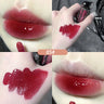 Rouge à lèvres liquide violet foncé, léger, longue tenue, transparent, hydratant, effet miroir, rose pêche, antiadhésif
