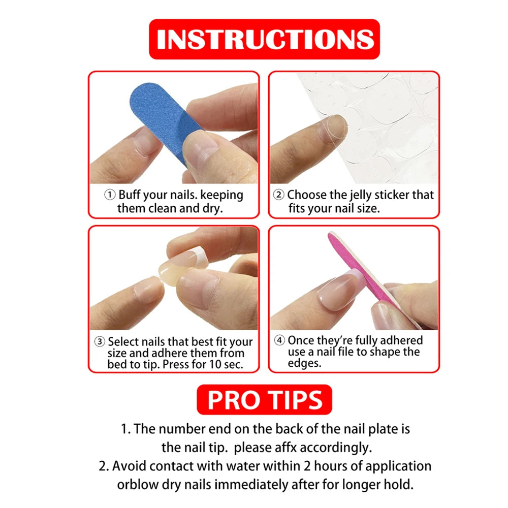 Luxury Women Girls Super Long Square Black French Sparkling Bow Decoration Full Coverage Wearable Fake Nail Press on Nail Art