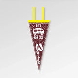 Outdoor Camping Tent Pennant Flags Picnic Canopy Atmosphere Decorations Camp Hanging Flags Holiday Scene Felt Bunting - Lootquake