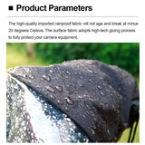 Waterproof Camera Rain Cover Raincoat Protector Bag DSLR Camera Portable Rainproof Accessories