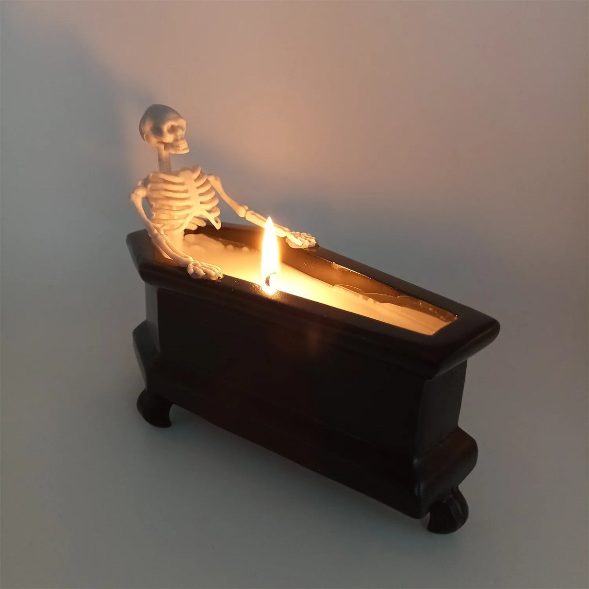 Halloween Room Decoration Accessories New Creative Candle Bubble Bath Skeleton Halloween Atmosphere DecoracióN De HabitacióN