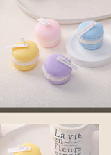 Velas de aromaterapia con diseño creativo de macarrones (2025), colección de fragancias para el hogar, adornos decorativos, regalos de Navidad y cumpleaños.