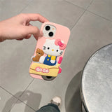 Kawaii Cartoon Hello Kitty Melody Phone Case For iPhone