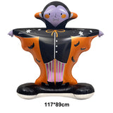 Halloween Theme Standing Balloon Pumpkin Haunted House Spider Cat Foil Balloon Happy Halloween Decor Supplies Kids Gifts