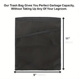 Cubo de basura para coche, bolsa de basura, organizador para el respaldo del asiento, bolsa de bolsillo para artículos diversos