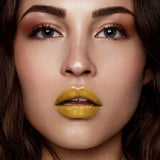 1Pcs Luxurious Golden Bar Lipstick: Long-Lasting Matte Velvet Finish with Non-Fading & Waterproof Properties