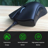 Original Razer Wired Gaming Mouse Optical Sensor 6400 DPI Gaming Mouse For Laptop Optical Mouse Light Speed Mouse