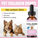 Pet Collagen Drops For Dogs And Cats Healthy Nutritional Supplement Protect Coat Enhance Body Condition Pet Nutritional Solution