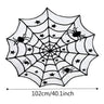 Halloween Decorations Set Spider Web Table Runner Fireplace Scarf Cover Tablecloth 3D Bats Wall Stickers Halloween Party Decor