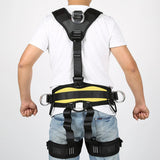 Arnés de escalada para la parte superior del cuerpo, cinturón de seguridad para el pecho, cinturón de seguridad para escalada, montañismo y rapel.