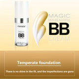 Base de maquillaje líquida que cambia de color, oculta arrugas y líneas, base de maquillaje BB Cream, corrector, cobertura, fluido hidratante para todo tipo de piel.