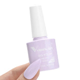 Venalisa Nail Gel Polish 7.5ml #758 Funny Bunny Milky White VIP3 Collection Long Wear Diamond Top Coat Soak Off UV LED Gel Nail