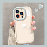 Colorful Love Heart Dots Phone Case For iPhone