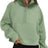 Womens Sweatshirts Half Zip Cropped Pullover Fleece Quarter Zipper Hoodies Fall outfits Clothes Thumb Hole - Lootquake