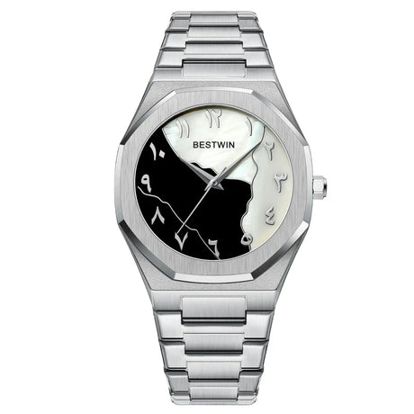 Fashion Watches Men's Watch reloj hombre BESTWIN Creative Dial Gold Shell Face Business watches for men relogios masculino - Lootquake