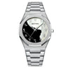 Fashion Watches Men's Watch reloj hombre BESTWIN Creative Dial Gold Shell Face Business watches for men relogios masculino - Lootquake
