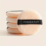 Makeup Puffs for Flawless Foundation Application - Portable and Reusable Sponge for Liquid, Cream, and Powder