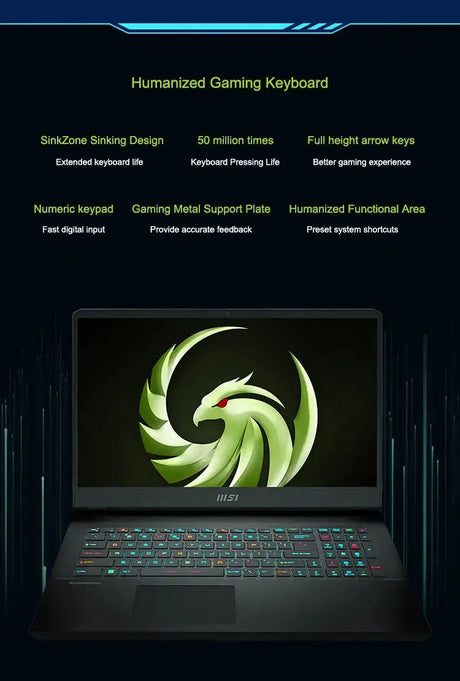 MSI Alpha 17 Gaming Laptop 17.3 Inch QHD 2.5K 240Hz IPS Screen Notebook AMD Ryzen R9-7940HX 16GB 1TB RTX4070 Gaming Computer PC - Lootquake