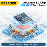 Adaptador USB Bluetooth 5.3 Essager, receptor y transmisor de audio auxiliar para PC, altavoz, portátil, caja de sonido, ratón inalámbrico, transmisor USB