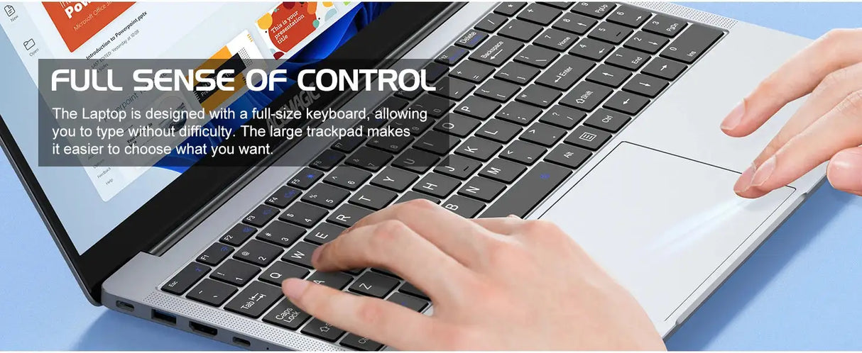ACEMAGIC 15.6" Ultra Slim Laptop 16GB RAM 512GB SSD Intel N97 Notebook Gamer 1920*1080 Display Office Study Computer Windows 11 - Lootquake