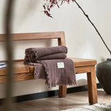 Maillard Cotton Blankets Four Layers Of Gauze Sofa Cover Blanket With Tassel AB Side Office Nap Decorative Bed Muslin Blanket