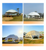 Arch Dome Tent Windproof Pavilion  Pergola Sun Room Exhibition PVC Sunshade Canopy  Wedding Shelter Tipi Outdoor camping - Lootquake