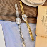 1pc New Fashionable Women's Watch With Gold Bracelet, Vintage & Luxury Ins Style, Elegant & Versatile Quartz Watch ladies watch - Lootquake