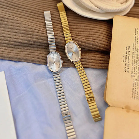 1pc New Fashionable Women's Watch With Gold Bracelet, Vintage & Luxury Ins Style, Elegant & Versatile Quartz Watch ladies watch - Lootquake