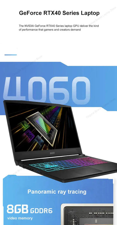2024 MSI Katana A17 AI Laptop 17.3 Inch 2.5K QHD 240Hz IPS Screen Netbook AMD Ryzen R9-8945HS 16GB 1TB RTX4060 Gaming Notebook - Lootquake