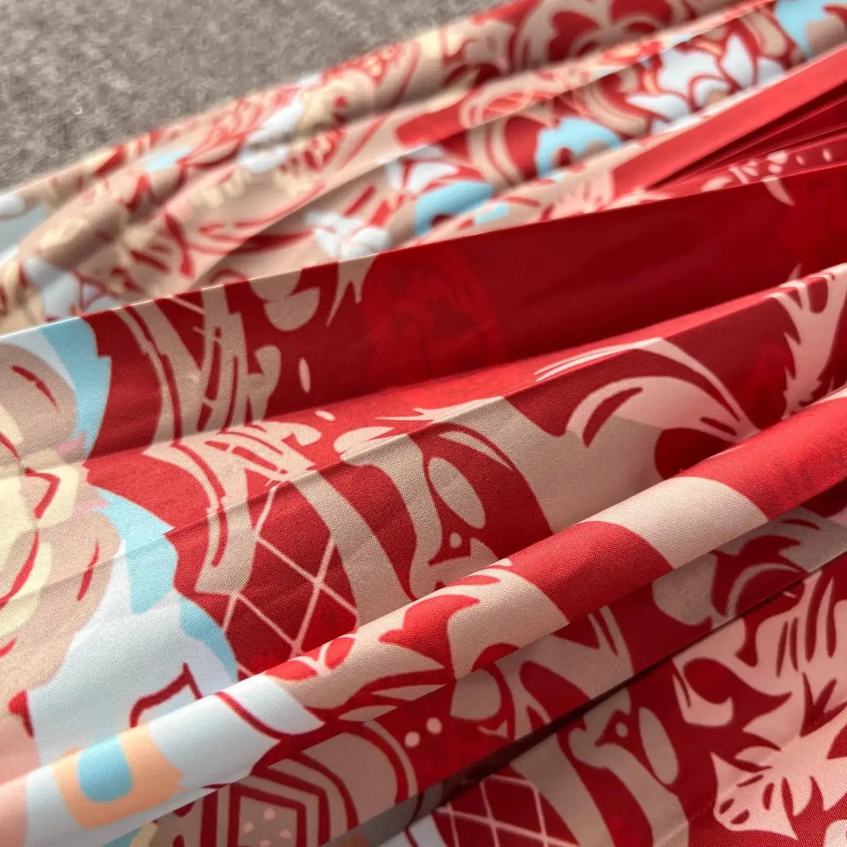 Spring Holiday Print Long Dress For Women Fashion Loose Lantern Sleeve Party Robe Female Big Swing Tassels Belt Pleated Clothes
