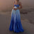 2024 New Spaghetti Strap Gradient Print Long Dress Lady Sexy V-neck Hollow Backless Evening Dress Elegant Sleeveless Slim Dress - Lootquake
